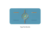 Liforme Blue Sky Rainbow Travel Mat - Blue/Rainbow image 8