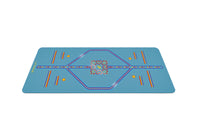 Liforme Kids Playful Yoga Mat - Blue image 2