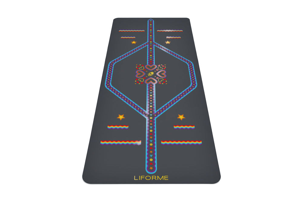 Liforme Kids Playful Yoga Mat - Grey image 5