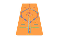 Liforme Kids Playful Yoga Mat - Vibrant Orange image 5