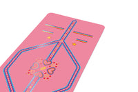 Liforme Kids Playful Yoga Mat - Pink image 4