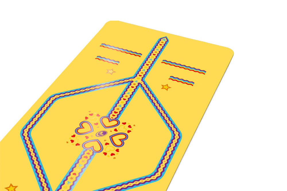Liforme Kids Playful Yoga Mat - Yellow image 4