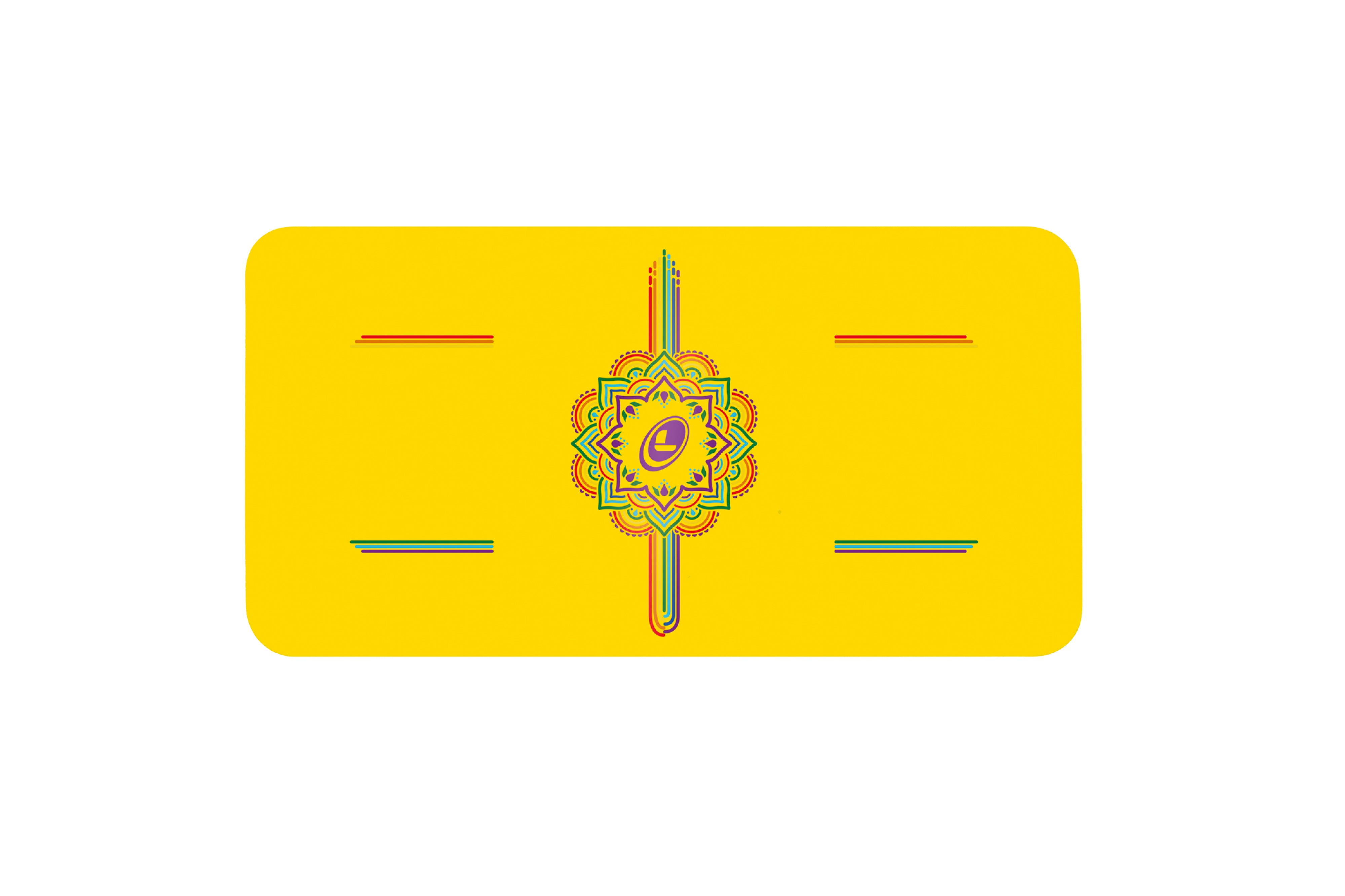 Liforme Rainbow Hope Yoga Pad - Yellow/Rainbow