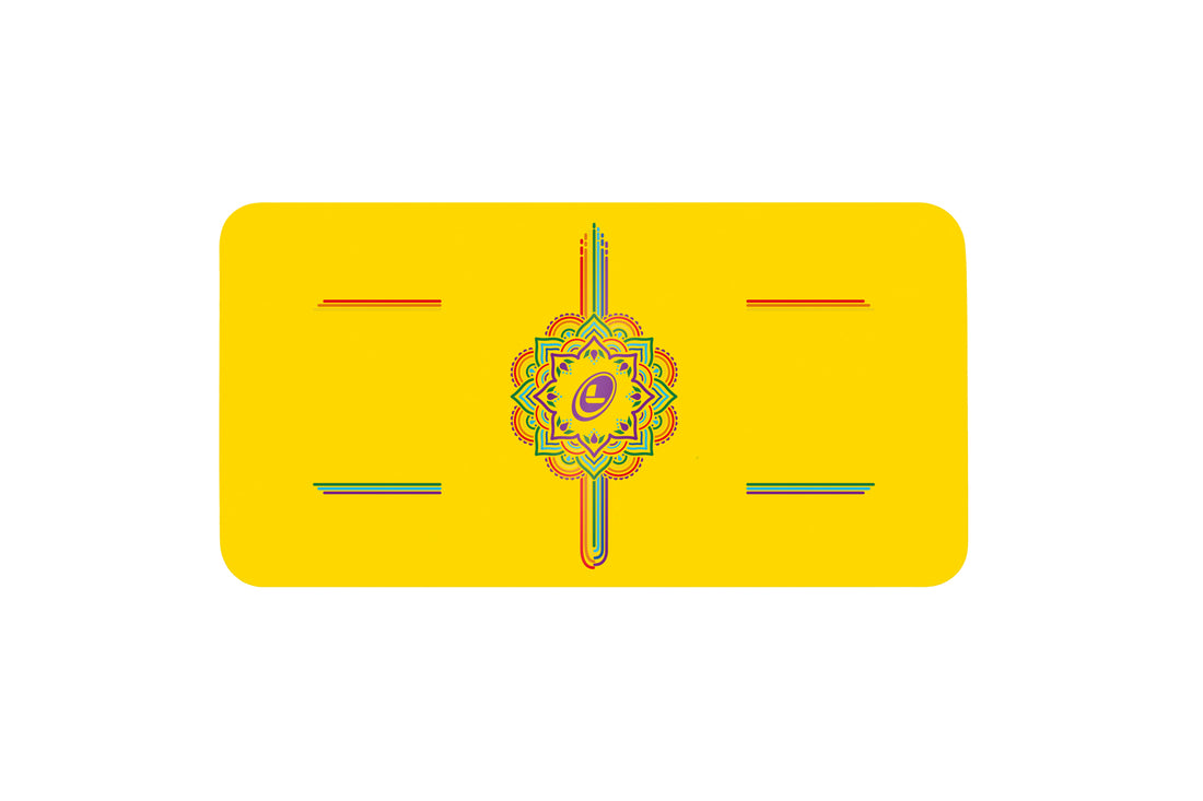 Liforme Rainbow Hope Yoga Pad - Yellow/Rainbow