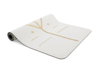 Liforme 'White Magic' Yoga Mat - White/Gold image 4