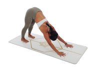 Liforme 'White Magic' Yoga Mat - White/Gold image 6