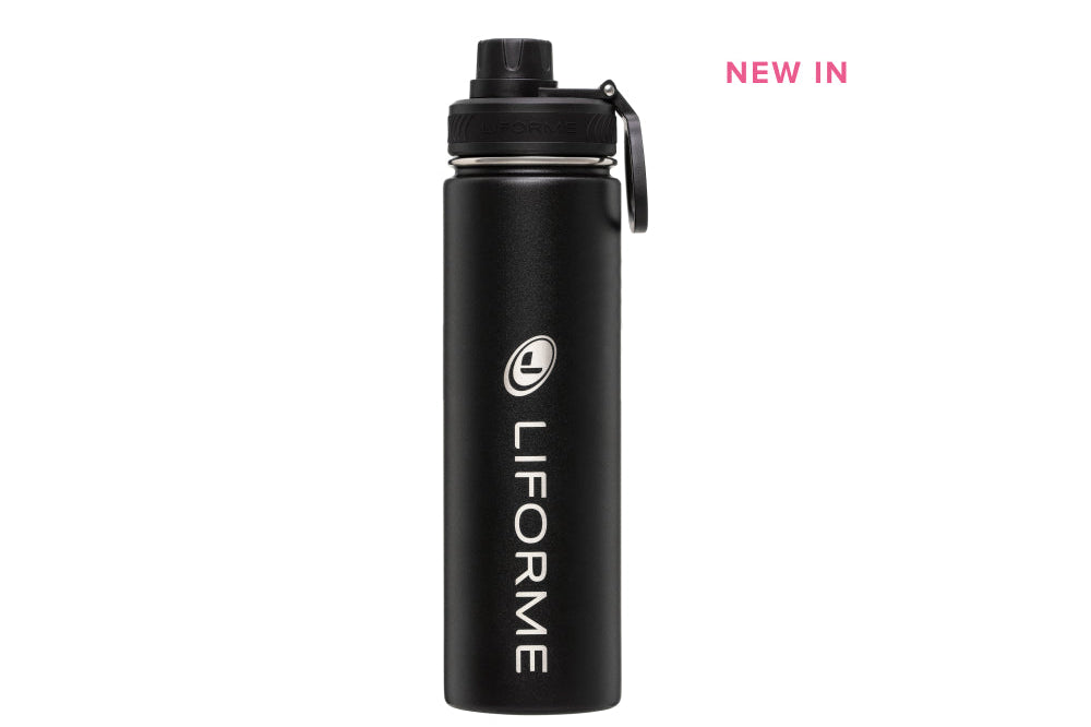Liforme Water Bottle 710ml - Black image 1