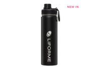 Liforme Water Bottle 710ml - Black image 1