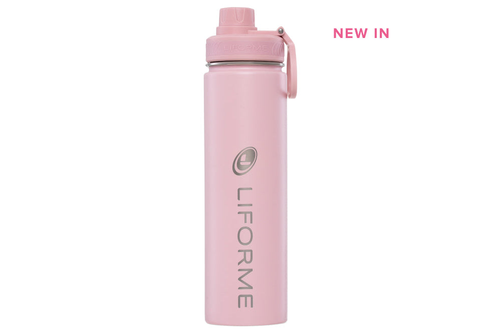 Liforme Water Bottle 710ml - Pink image 1