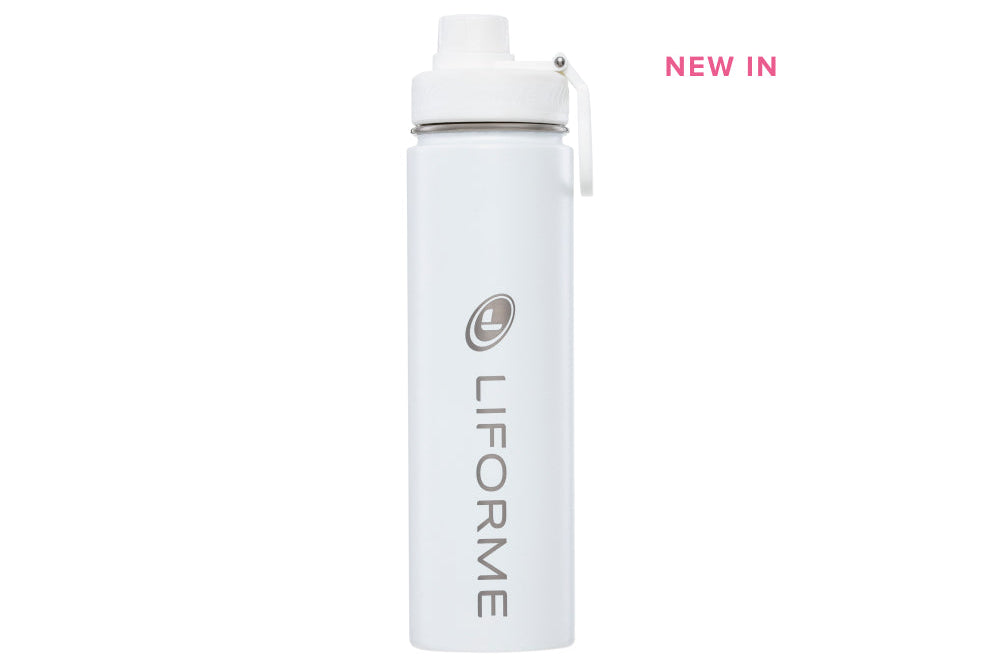 Liforme Water Bottle 710ml - White image 1
