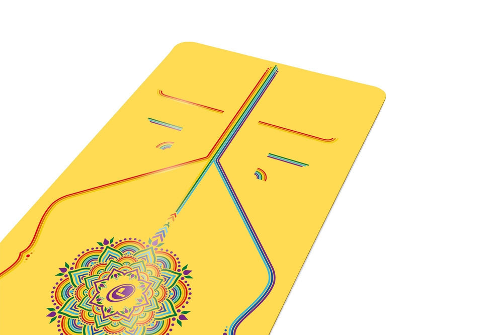 Liforme Rainbow Hope Yoga Mat - Yellow/Rainbow image 3