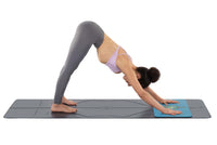 Liforme Blue Sky Rainbow Yoga Pad - Blue/Rainbow image 4