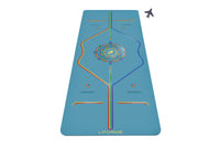 Liforme Blue Sky Rainbow Travel Mat - Blue/Rainbow image 1