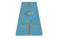 Liforme Blue Sky Rainbow Travel Mat - Blue/Rainbow image 9