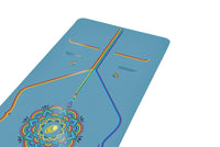 Liforme Blue Sky Rainbow Travel Mat - Blue/Rainbow image 3