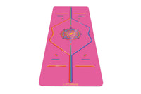 Liforme Grateful Rainbow Travel Mat - Grateful Pink/Rainbow image 8
