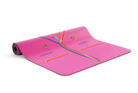 Liforme Grateful Rainbow Yoga Mat - Grateful Pink/Rainbow image 4