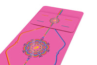 Liforme Grateful Rainbow Yoga Pad - Grateful Pink/Rainbow image 3