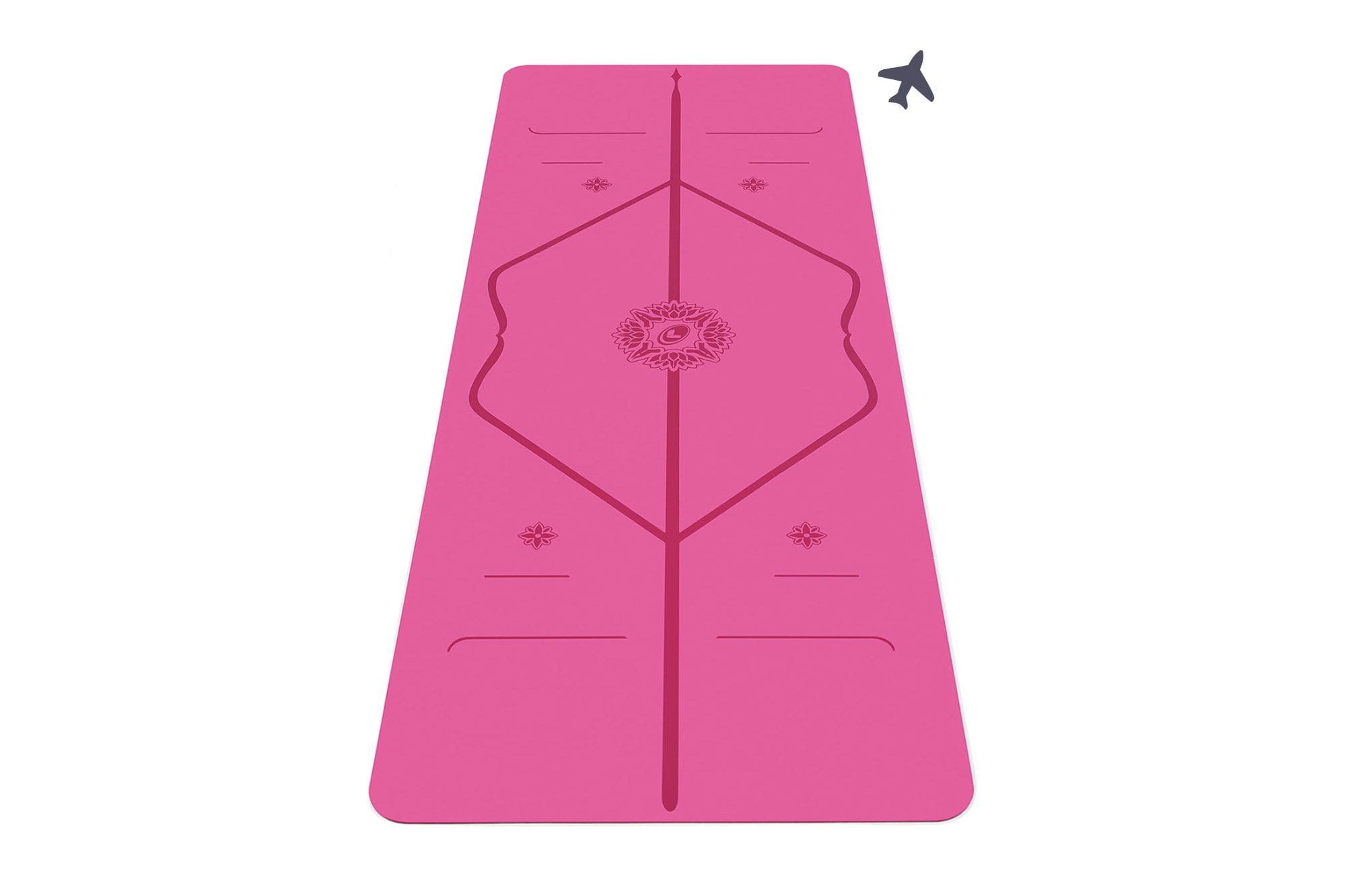 Liforme Gratitude Travel Mat - Grateful Pink