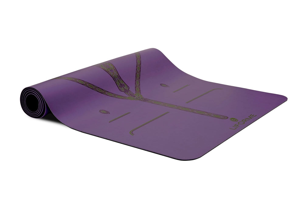 Liforme Mother Earth Yoga Mat - Purple Earth image 4