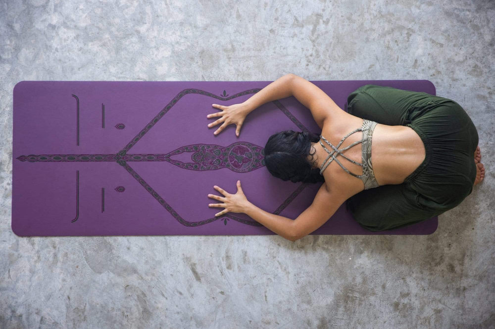 Liforme Mother Earth Yoga Mat - Purple Earth image 6