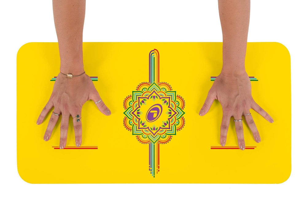 Liforme Rainbow Hope Yoga Pad - Yellow/Rainbow image 4