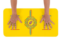 Liforme Rainbow Hope Yoga Pad - Yellow/Rainbow image 4