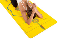 Liforme Rainbow Hope Yoga Pad - Yellow/Rainbow image 5