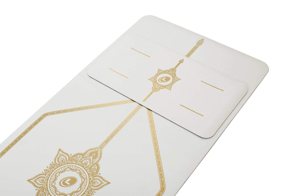 Liforme 'White Magic' Yoga Pad - White/Gold image 4