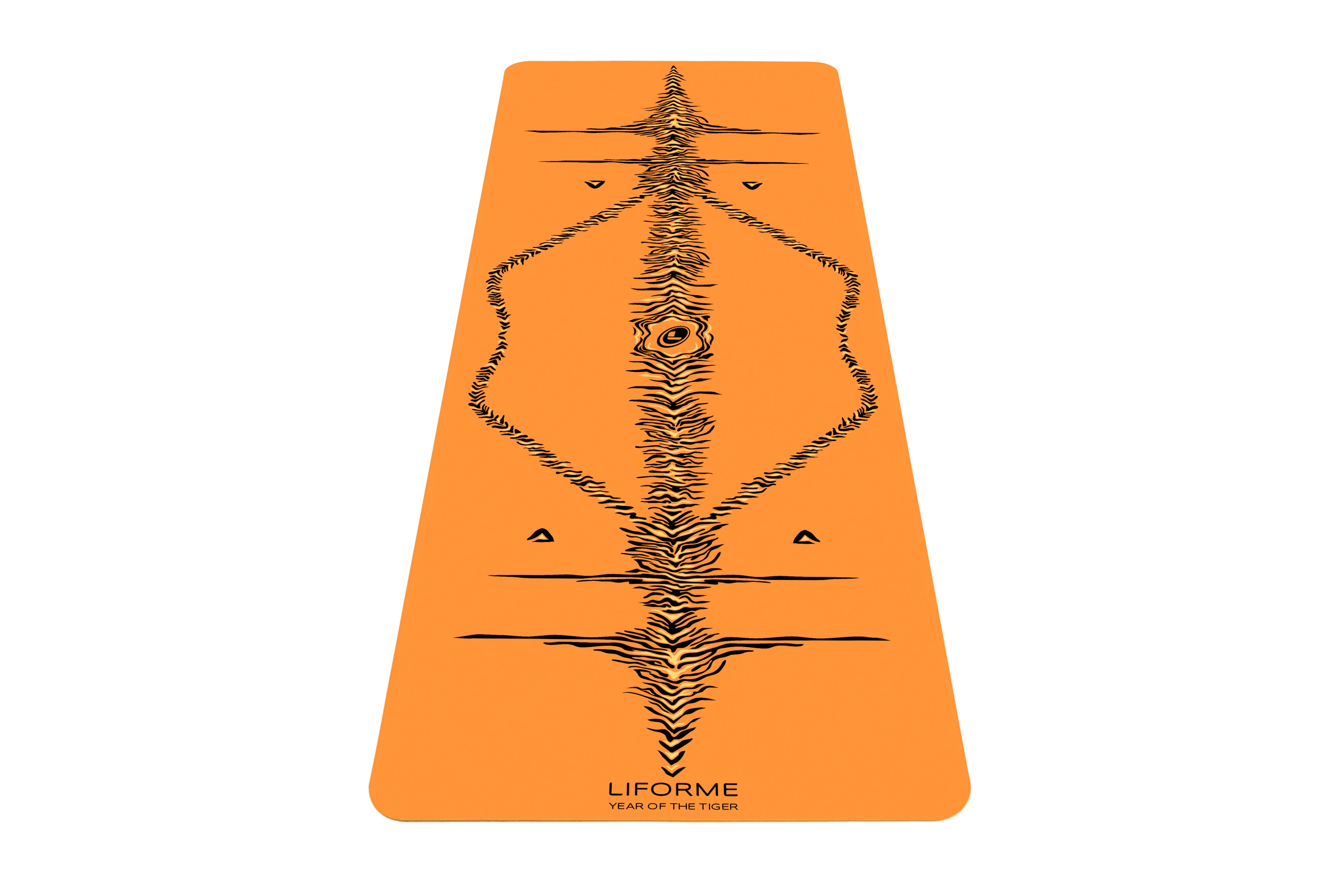 Liforme ‘Year of the Tiger’ Yoga Mat - Vibrant Orange/Black-Cream