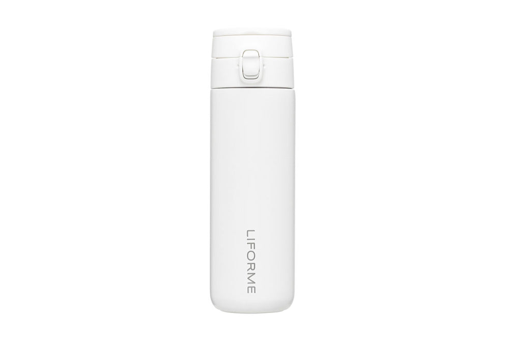 Liforme Water Bottle 380ml - White image 1