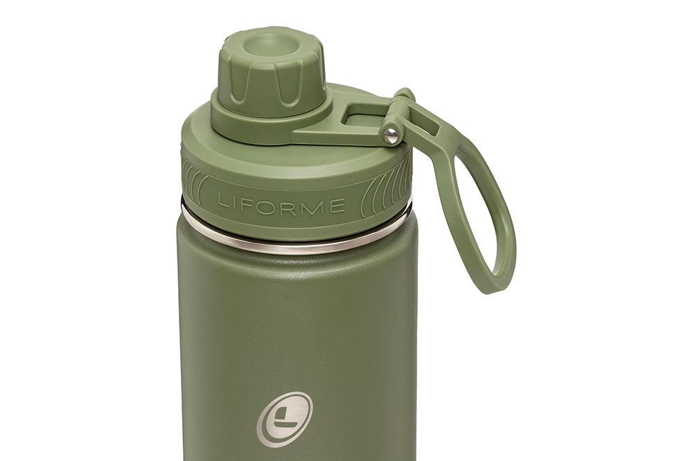 Liforme Water Bottle 520ml - Olive