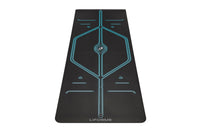 Liforme XL Mountain Yoga Mat - Black/Blue image 1