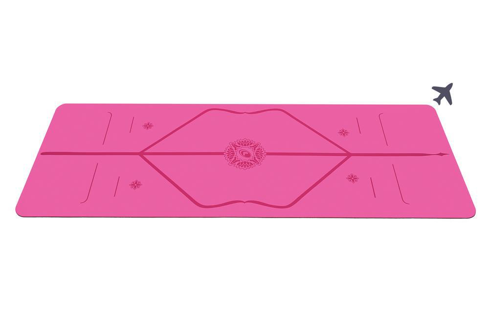 Liforme Gratitude Travel Mat - Grateful Pink image 2