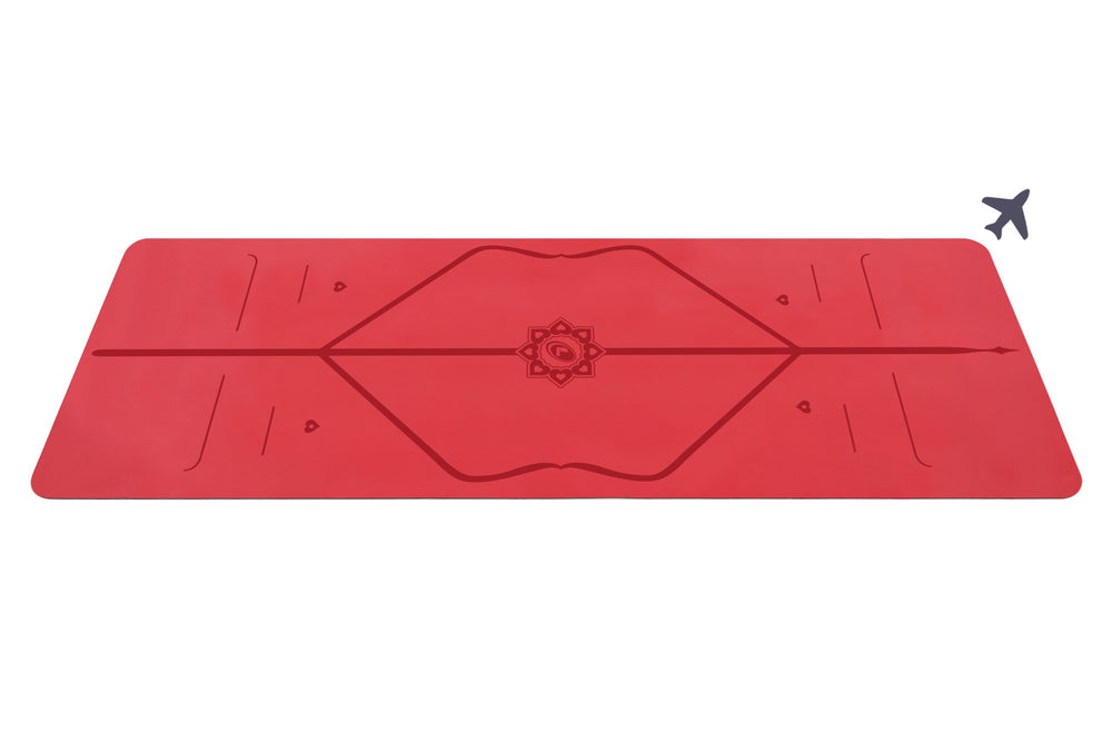 Liforme Love Travel Mat - Red image 2